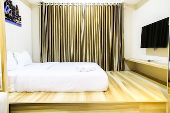 modern style the oasis studio apartment with comfortable sofa