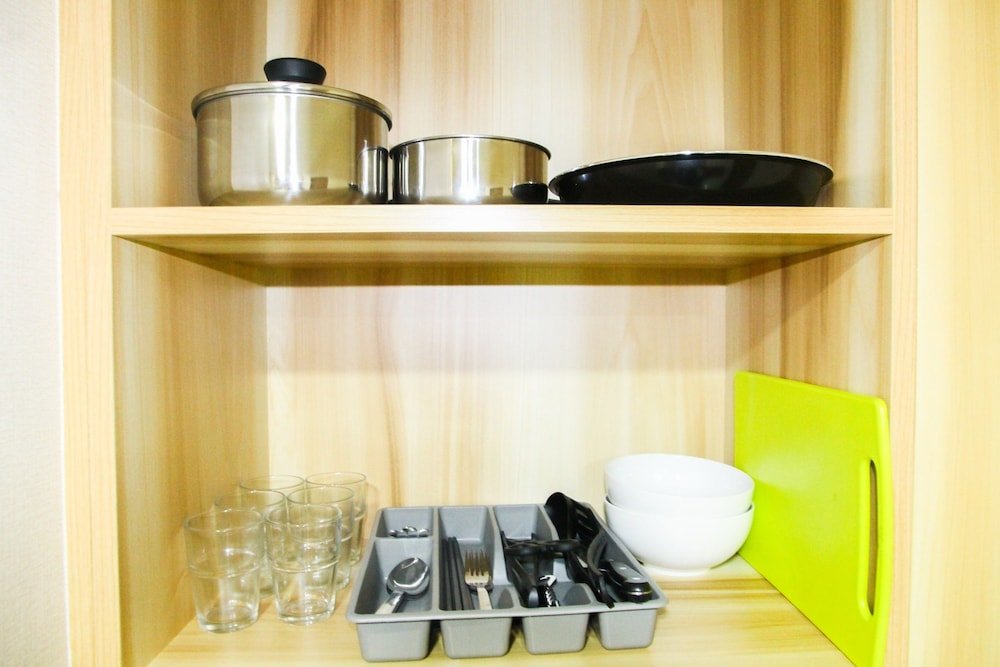 modern style the oasis studio apartment with comfortable sofa