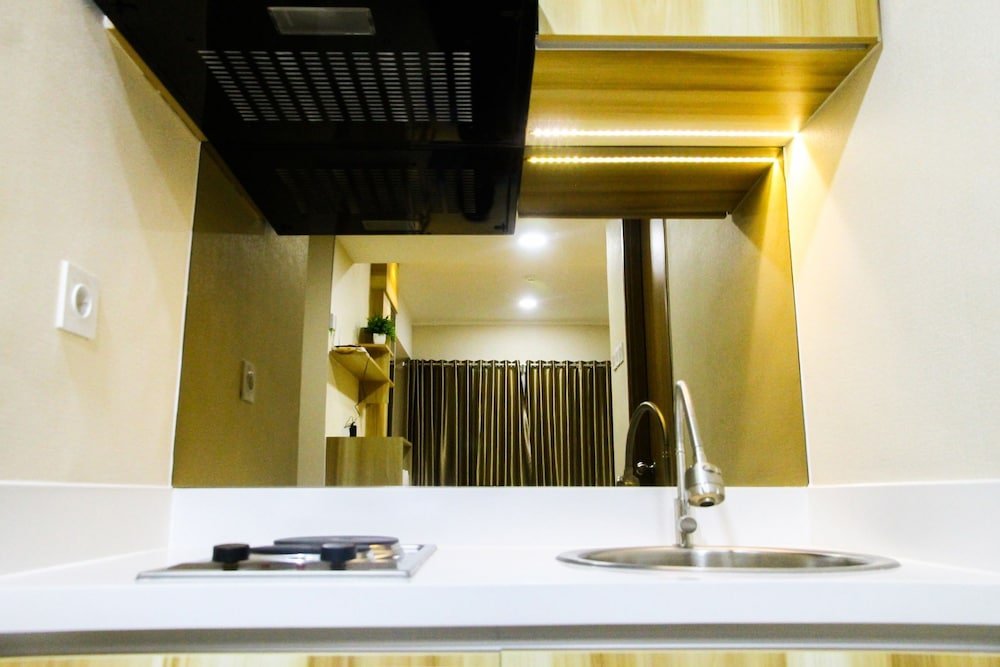 modern style the oasis studio apartment with comfortable sofa