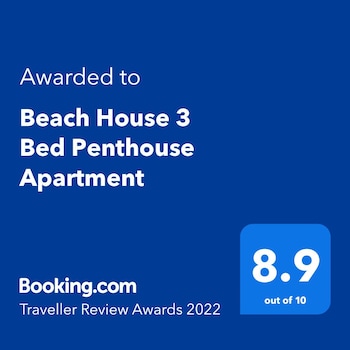 beach house penthouse 3 bed apartment