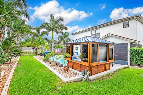 urban oasis withhot tub heated pool and private movie theater home