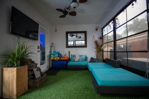 urban oasis withhot tub heated pool and private movie theater home