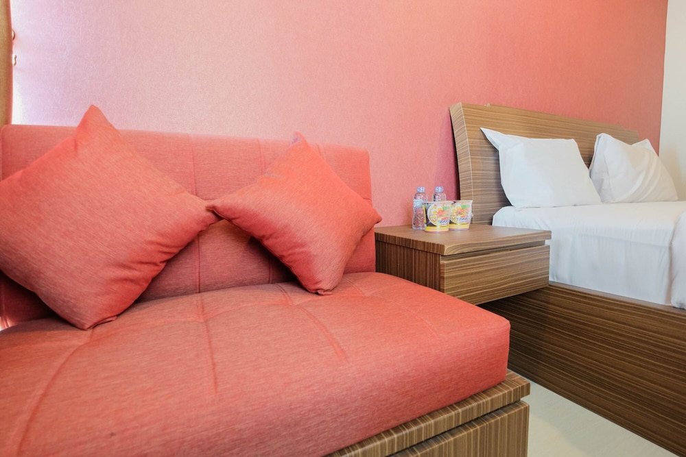 homey studio room at grand kamala lagoon apartment
