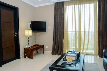 modern and luxurious 2br dharmawangsa essence apartment