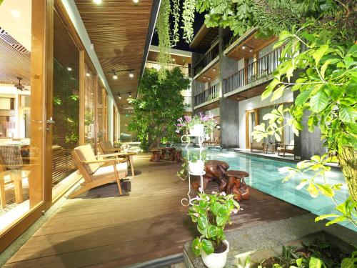 tam house villa hotel pool view room