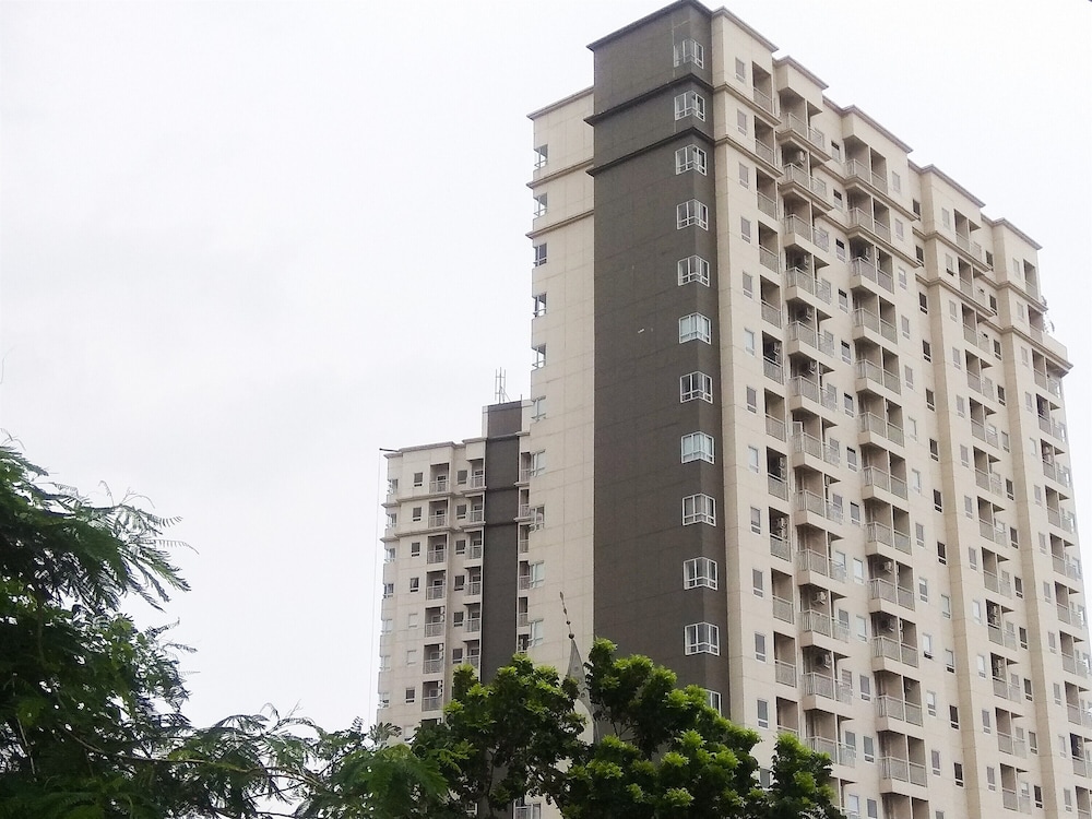 minimalist mustika golf residence studio apartment with city view