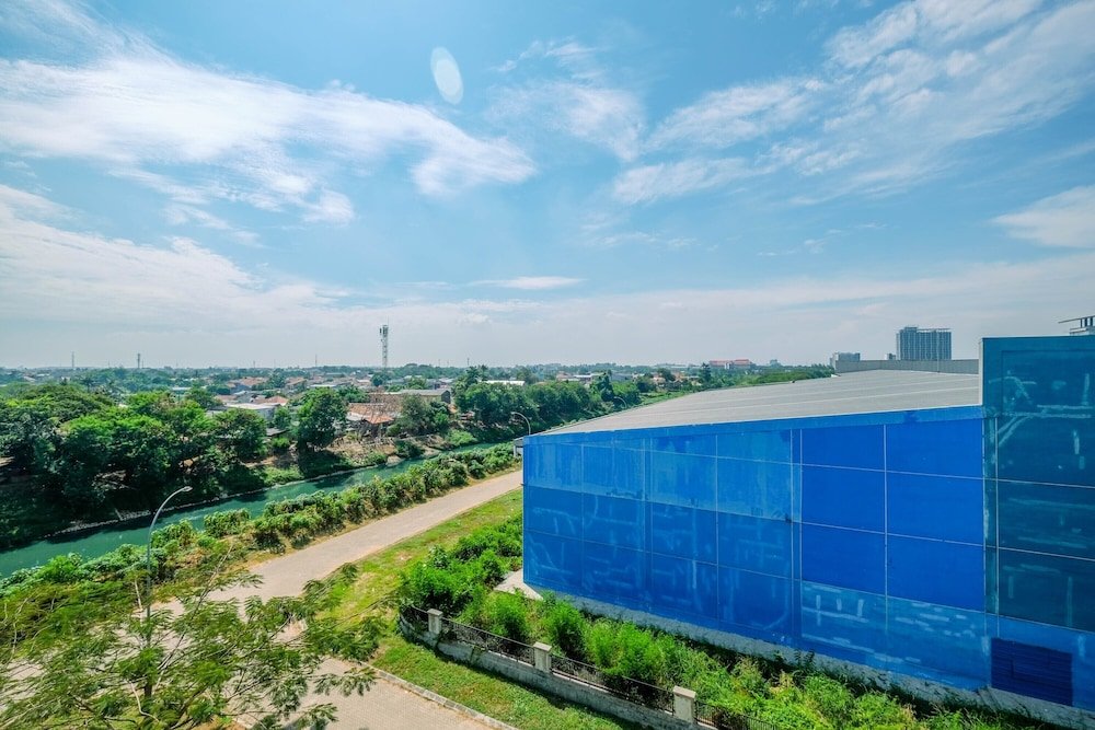 minimalist mustika golf residence studio apartment with city view