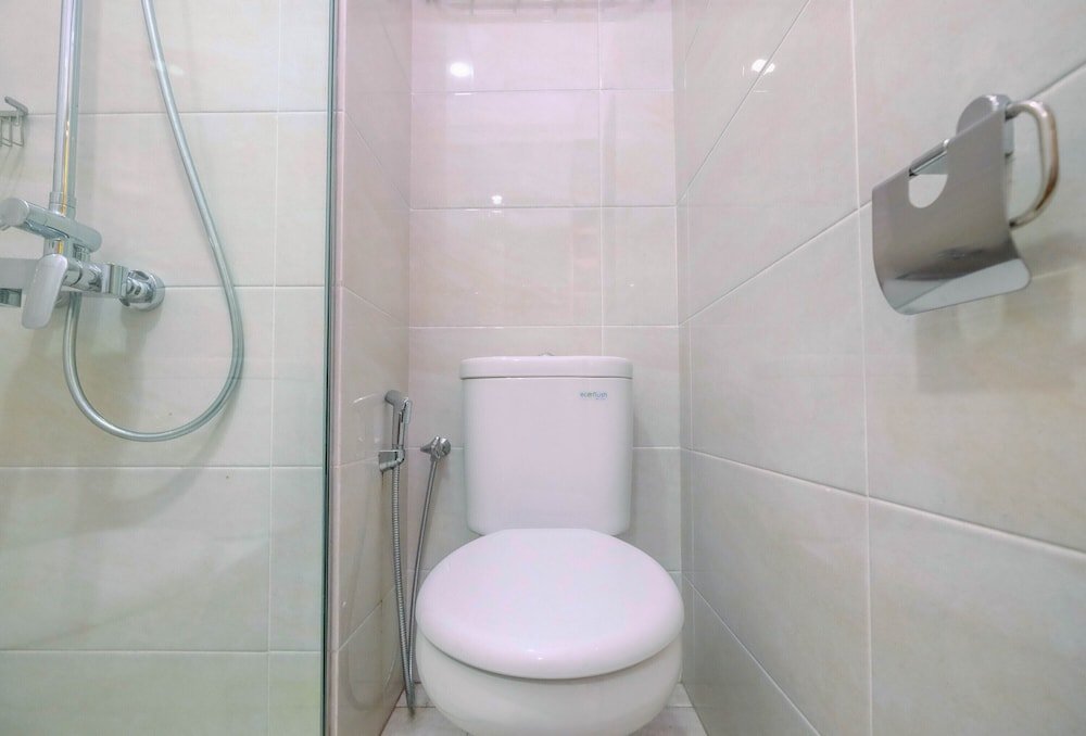 minimalist mustika golf residence studio apartment with city view