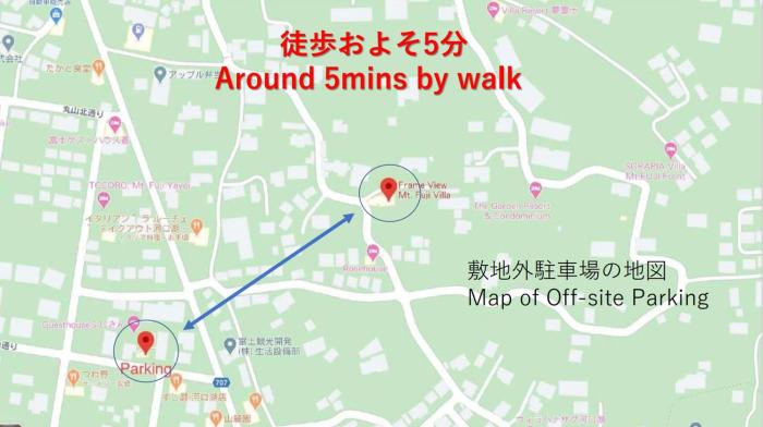 frame view mt fuji villa east