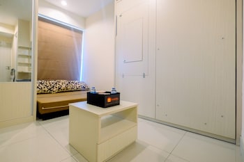 unique studio room with multifunction bed grand kamala lagoon apartment