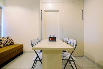 unique studio room with multifunction bed grand kamala lagoon apartment