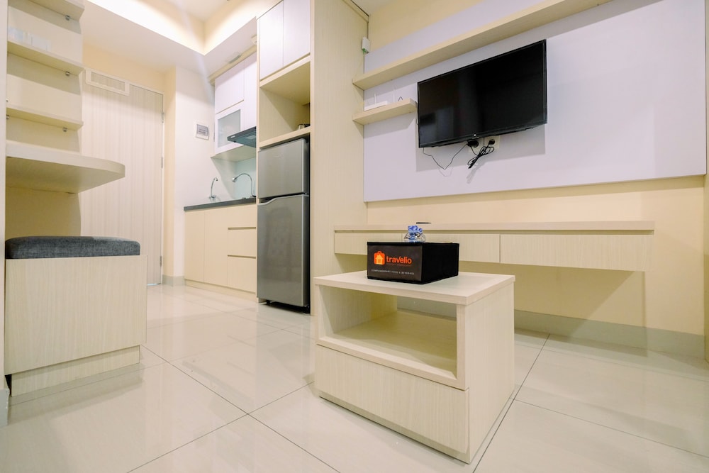 unique studio room with multifunction bed grand kamala lagoon apartment