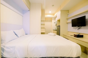 unique studio room with multifunction bed grand kamala lagoon apartment
