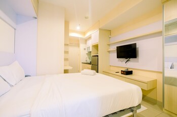unique studio room with multifunction bed grand kamala lagoon apartment
