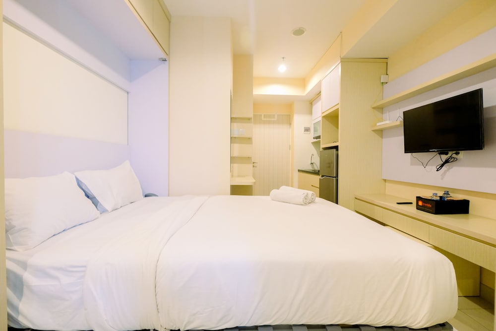 unique studio room with multifunction bed grand kamala lagoon apartment