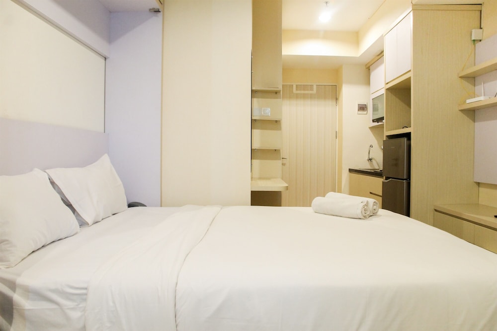 unique studio room with multifunction bed grand kamala lagoon apartment