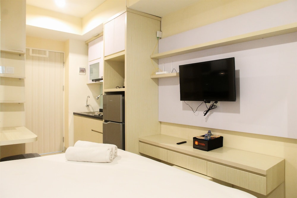 unique studio room with multifunction bed grand kamala lagoon apartment