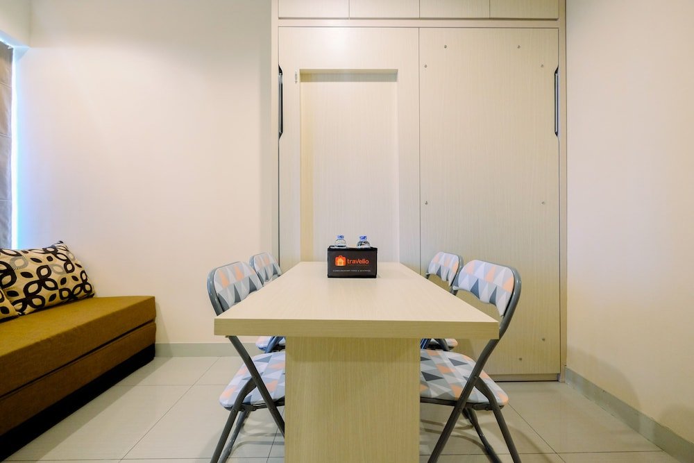 unique studio room with multifunction bed grand kamala lagoon apartment