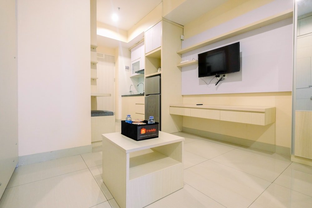 unique studio room with multifunction bed grand kamala lagoon apartment