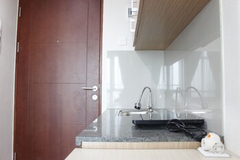 minimalist studio room taman melati apartment jatinangor