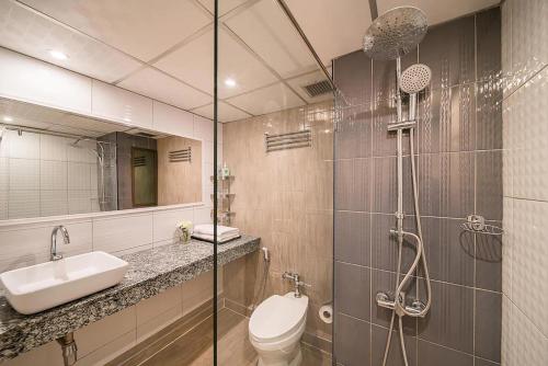 mountain beach resort