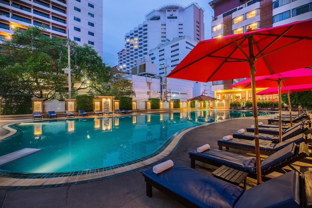 mountain beach resort