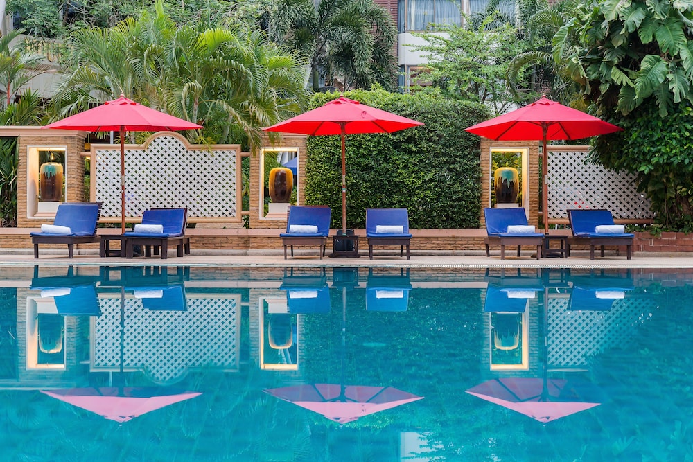 mountain beach resort