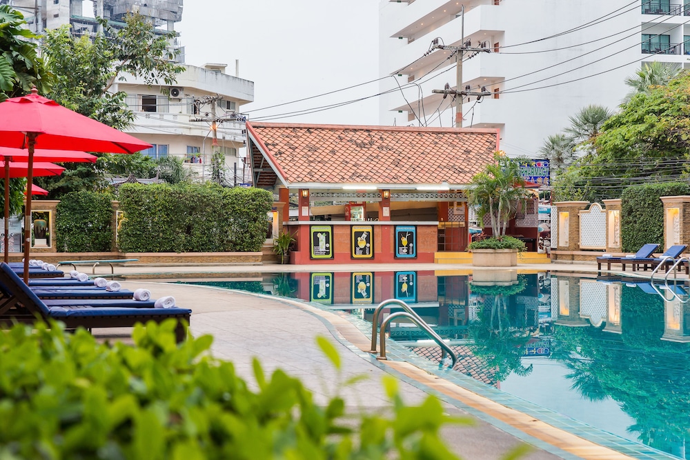 mountain beach resort