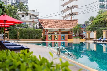 mountain beach resort