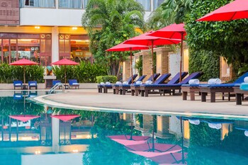 mountain beach resort