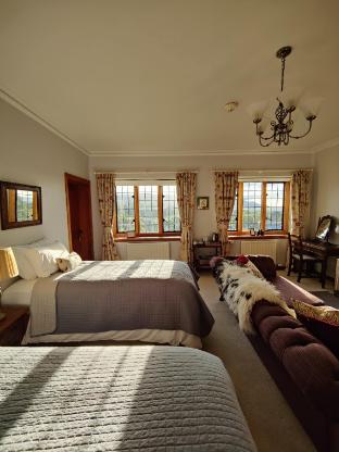 luxury bed and breakfast at bossington hall in exmoor somerset