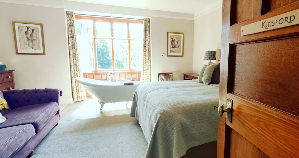 luxury bed and breakfast at bossington hall in exmoor somerset