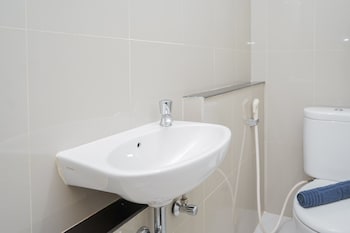 fully furnished studio with comfort design majestic point serpong apartment