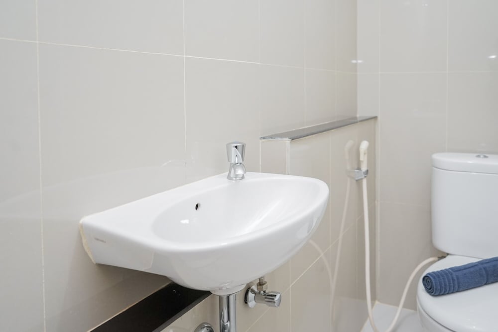 fully furnished studio with comfort design majestic point serpong apartment