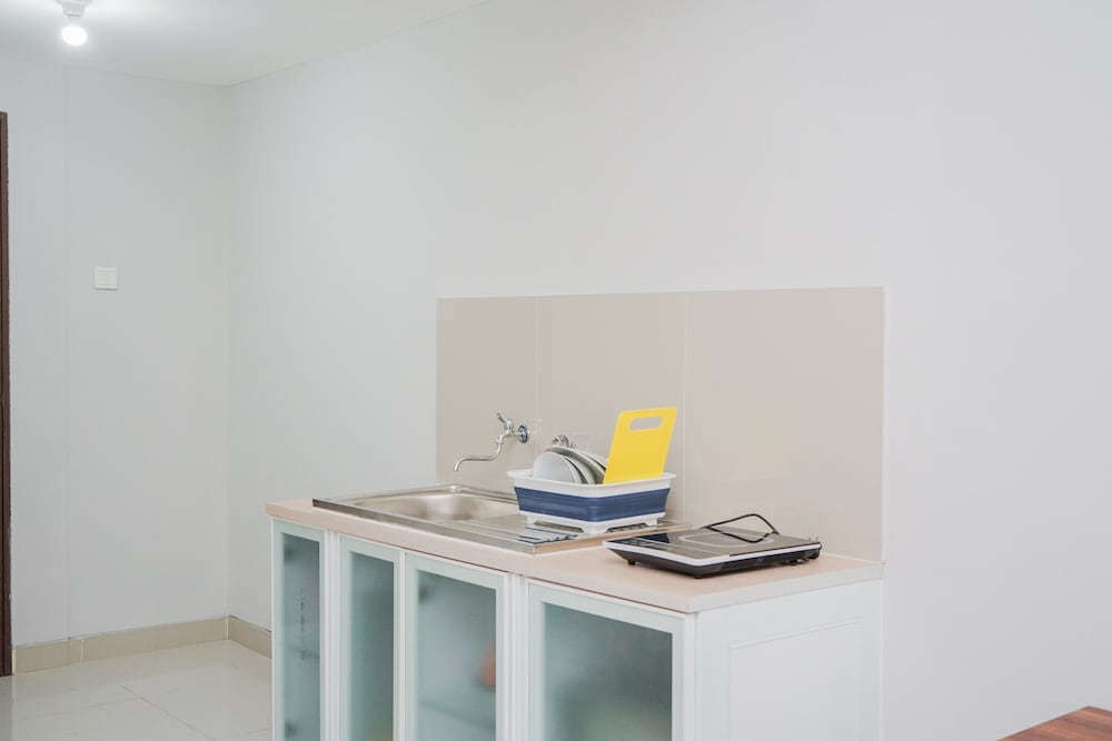 fully furnished studio with comfort design majestic point serpong apartment