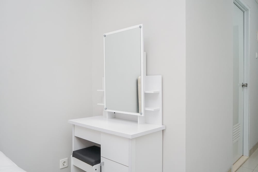 fully furnished studio with comfort design majestic point serpong apartment