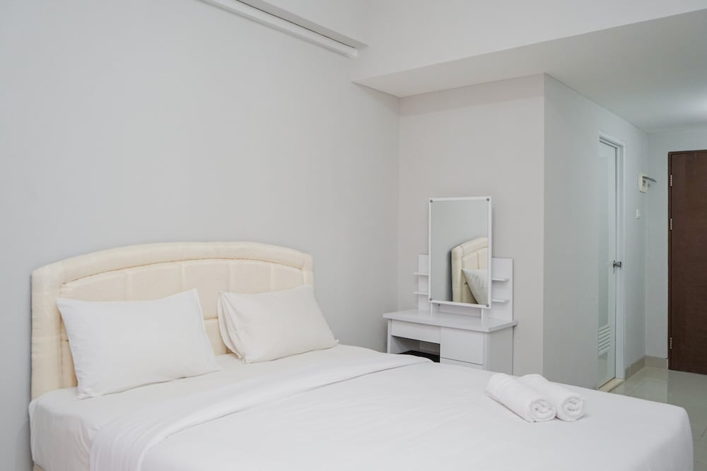fully furnished studio with comfort design majestic point serpong apartment