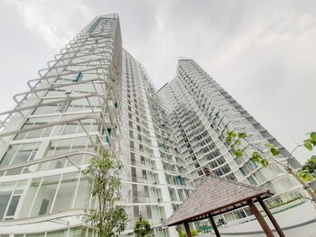 fully furnished studio with comfort design majestic point serpong apartment
