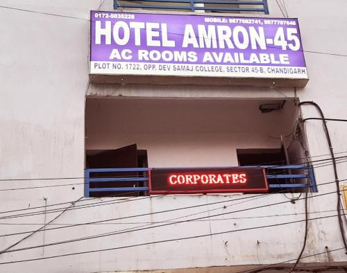 Hotel Amron45,Sector 45>>Chandigarh,2 star