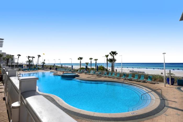 fantastic ocean front 1 bd condo at boardwalk in panama city beach