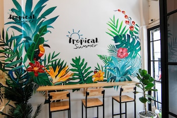 tropical summer hostel