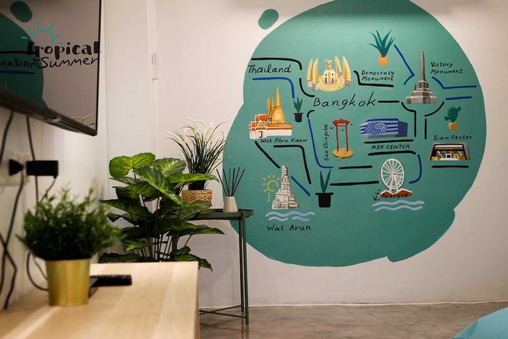 tropical summer hostel