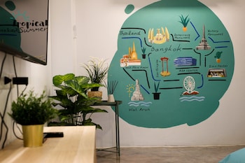 tropical summer hostel