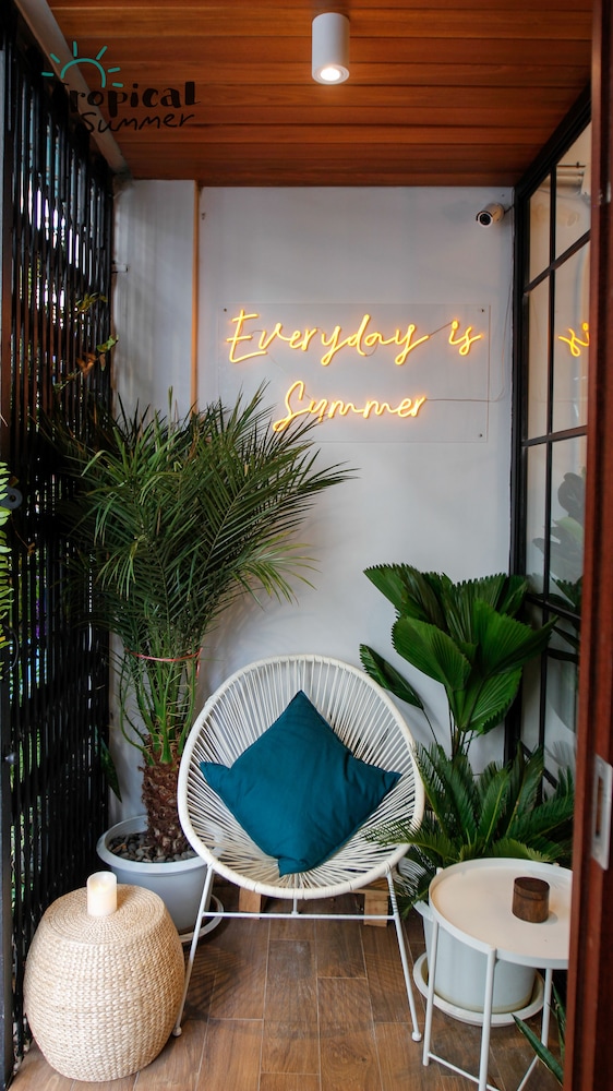 tropical summer hostel