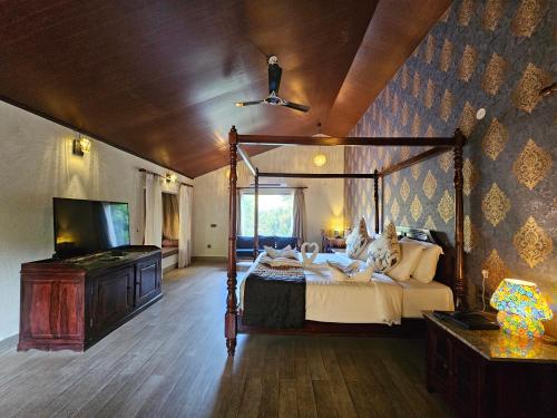 gir lion safari camp