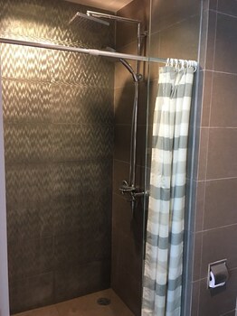 rain by lazy sea beach house