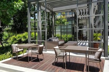 rain by lazy sea beach house