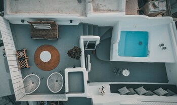 roofs of chora townhouse with rooftop pool adults only