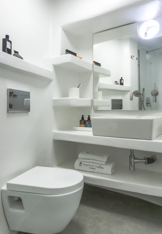 roofs of chora townhouse with rooftop pool adults only