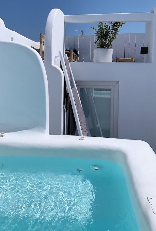 roofs of chora townhouse with rooftop pool adults only
